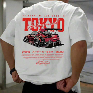 T-shirt personnalisable pour homme avec logo en relief en coton anti-rides OEM ODM échantillon de 7 à 10 jours prêt à porter - Product Image 5