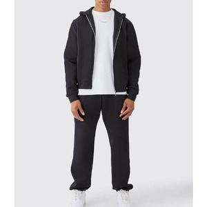 Conjunto Deportivo de 2 Piezas para Hombre, Premium, de Invierno, en Felpa de Algodón, con Logotipo Personalizado, Sudadera y Pantalones Cálidos - Product Image 4