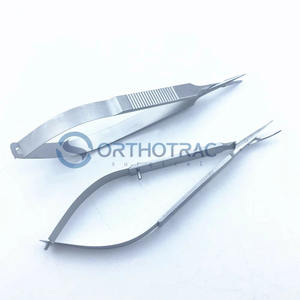 Tijeras Quirúrgicas Castroviejo de Alta Calidad, 125 mm, Instrumentos Quirúrgicos Oftalmológicos y ORL, Juego de Instrumentos de Acero Inoxidable, Modelo Manual - Product Image 5