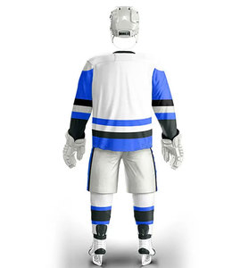 Uniforme de hockey sobre hielo de tela transpirable de manga completa/Uniformes de hockey sobre hielo con logotipo bordado personalizado - Product Image 2