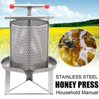 Presse à miel et fruits en maille d'acier inoxydable, extracteur de cire d'abeille robuste et durable pour l'apiculture domestique