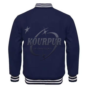 Vente en gros de veste universitaire en chenille brodée sur mesure pour hommes et femmes à col montant fabriquée à partir des meilleurs matériaux - Product Image 3