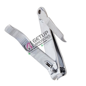 Belles coupe-ongles en argent inoxydable, de haute qualité, en acier inoxydable, avec votre propre Logo, emballage personnalisé, outils de beauté, nouveauté, 10 pièces - Product Image 5