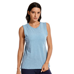 Camiseta sin mangas para mujer hecha a medida de alta calidad, diseño único, precio de fábrica de punto de secado rápido, precio razonable, fabricante profesional - Product Image 1