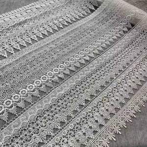 Garnitures en tissu de dentelle de coton de polyester de haute qualité franges accessoires de couture offres exclusives pour les acheteurs en gros - Product Image 4