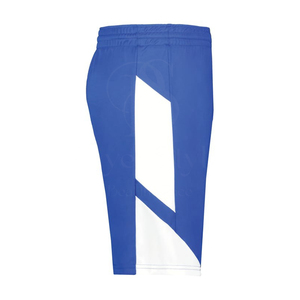 กางเกงขาสั้นผ้าฟลีซสำหรับผู้ชายกางเกงขาสั้นผ้าคอตตอนสีทึบระบายอากาศได้มีเชือกผูกเอวปานกลางสไตล์ลำลองย้อมสีธรรมดาพร้อมโลโก้ตามสั่ง - Product Image 3