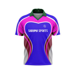 Top Quality Promocional Cricket Personalizar Jersey para la venta Nuevo equipo Sublimación Cricket Polos - Product Image 1