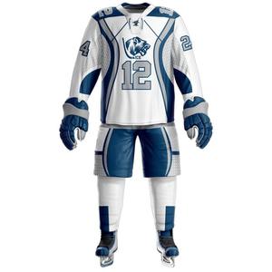 Dernier design, haute qualité, respirant, anti-humidité, uniforme de hockey sur glace écologique, nouvelle arrivée, impression de logo personnalisée, 100% - Product Image 4