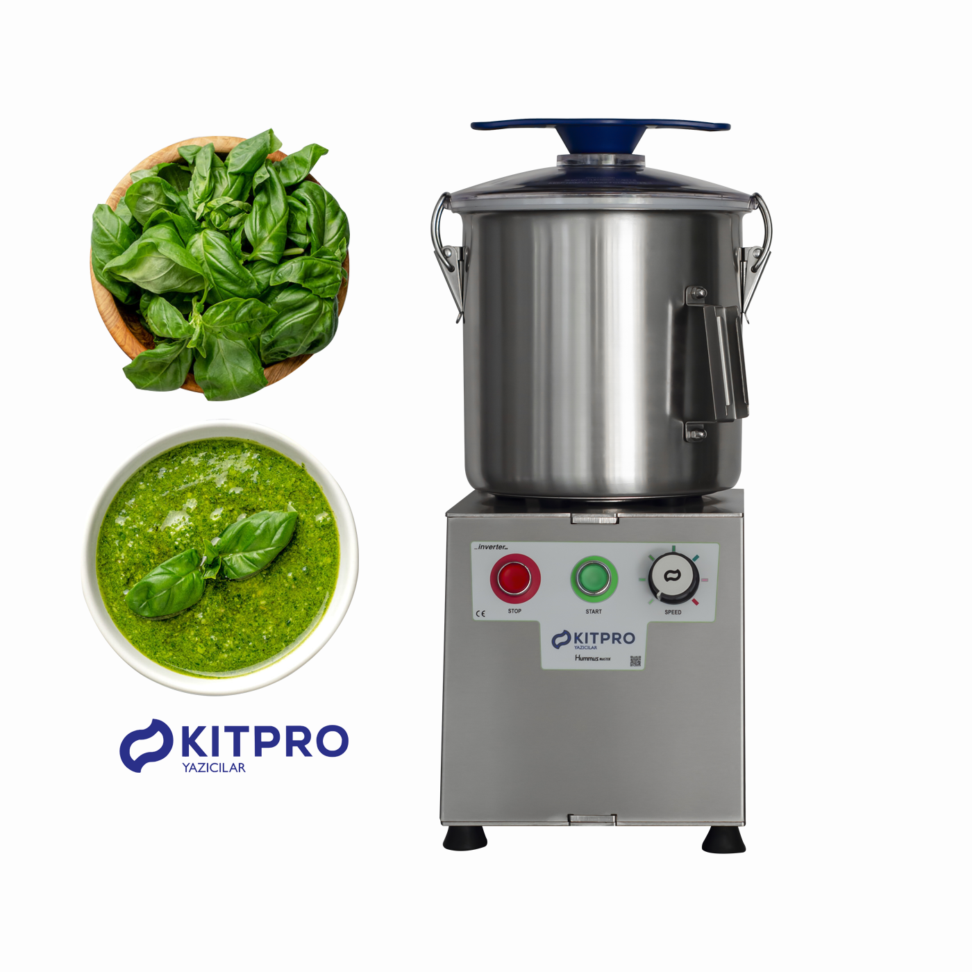 ENERGY EFFICIENT 12 LITER HIGH-ACCURACY VARIABLE SPEED MOTOR COMMERCIAL FOOD PROCESSOR for WATER VEGETABLES & FRUIT