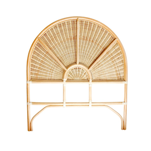 Cabecero de Ratán Tejido Estilo Boho Chic, Diseño Personalizado de Pavo Real y Flores, Marco de Cama de Lujo Hecho a Mano, Decoración al por Mayor de Vietnam - Product Image 2