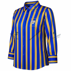 Camisa Formal de la Hermandad Sigma Gamma Rho, Camisa Tejida para Uso Diario, Camisa de Cuello para Mujer, Camisa Casual con Botones Delanteros - Product Image 2