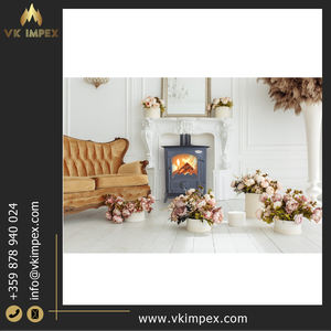 Puerta de hierro fundido de excelente calidad de diseño único, 7,5 kW, eficiencia térmica nominal, chimeneas de combustible sólido para quemar madera de Bulgaria - Product Image 6