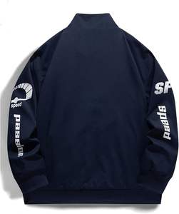 Veste à manches longues unisexe imprimée coupe-vent tendance 100% en polyester printemps automne vêtements de moto de course automobile en plein air transfrontaliers - Product Image 5