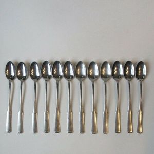 Direct Selling <b>Mirror</b> Polish Stainless Steel Spoon Set Best Quality Wedding Server Salad Spoons Long Handle for Home Hotel Use - Product Image 2
