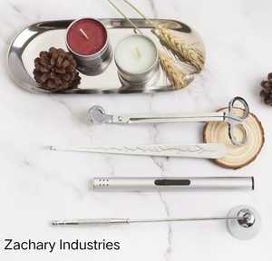 Tondeuse à mèche couleur argent de haute qualité, ciseaux à bougie, prix de gros, coupe-mèche en acier inoxydable par ZACHARY INDUSTRIES - Product Image 1