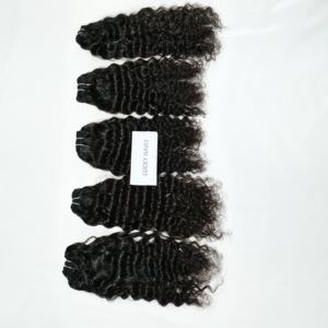 เครื่องต่อผมมนุษย์แบบคู่สำหรับต่อผมมนุษย์ทำจากหนังกำพร้าแบบลอนตรงทรงหลวมมีสไตล์100% - Product Image 4