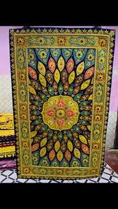 สินค้าแขวนผนังลายซาริปักด้วยมือสำหรับตกแต่งห้องนั่งเล่นมีให้เลือกทุกขนาด - Product Image 2