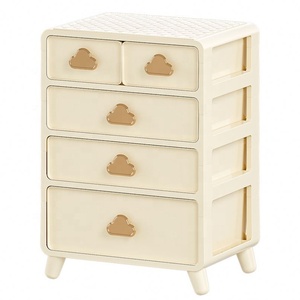 Boîte de <span class=keywords><strong>rangement</strong></span> pour <span class=keywords><strong>sous</strong></span>-vêtements à 3 compartiments Organisateur de type tiroir en plastique PP Armoire durable peu encombrante pour la maison Rectangle - Product Image 6