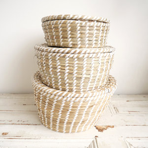 Caja organizadora de almacenamiento hecha a mano en Vietnam, de pasto marino, al precio más bajo. - Product Image 3