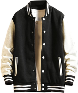 2026 Custom Cheap School <b>Baseball</b> Letterman Varsity <b>Jacket</b> <b>Man</b> Wholesale Team Colors Option Fully Customized Quality Waterproof - Product Image 3
