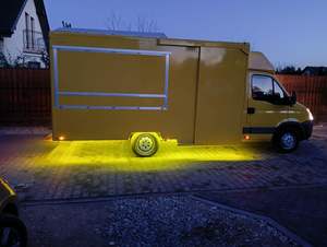 Camión de Comida, Remolque de Café, Carrito de Vendedor Ambulante, Camioneta de Comida, Carrito de Hot Dogs, Remolque de Comida Pequeño Vintage, Totalmente Equipado - Product Image 5