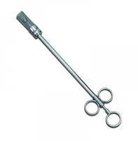Pistolet d'insémination artificielle vétérinaire multi-bolus réutilisable pour bétail, en acier inoxydable, désinfection N/P