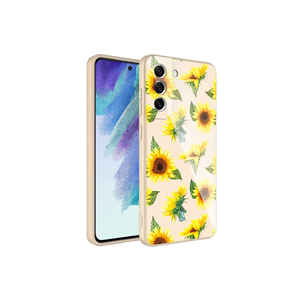 Coque de téléphone portable en silicone rigide à motifs JoieCreatif Epoxy Series pour Samsung Galaxy S21 FE avec protection de l'appareil photo - Product Image 1