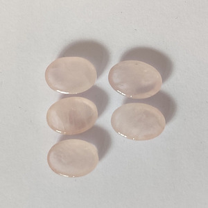 Cabochon ovale en quartz Rose naturel 14x10mm, cabochon ovale en quartz rose pour la fabrication de bijoux cabochon en pierre libre - Product Image 6