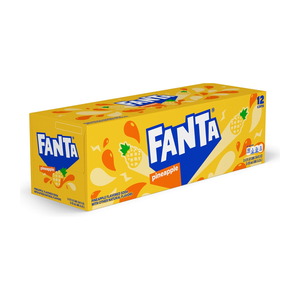 Authentic Fanta US Pineapple Soda 12x355ml Cans Imported American Pineapple Flavor Caffeine Free <b>Soft</b> <b>Drink</b> Wholesale - Product Image 2