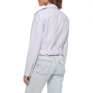 Chaqueta de Mujer de Talla Grande, Precio al por Mayor, Diferentes Colores, Diseño y Logotipo Personalizados, Chaqueta de Cuero para Mujer - Product Image 2