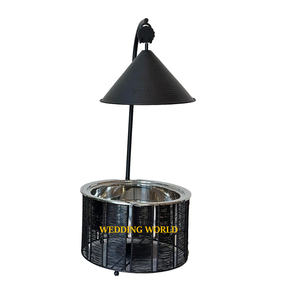 Casserole de luxe minimaliste en acier inoxydable de haute qualité, fabriquée à la main, avec couvercle en acier inoxydable, diamètre 24 cm, intérieur multicouche - Product Image 3