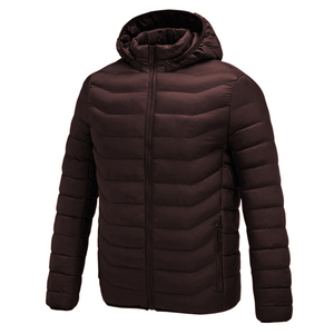 Blouson d'hiver matelassé unisexe en toile imperméable avec capuche, qualité supérieure, vente en gros, design de créateur, chaud et épais - Product Image 6