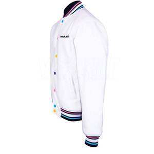 Chaqueta Letterman Personalizada de Alta Calidad para Hombre, Forro Polar de Invierno, Estilo Urbano - Product Image 3