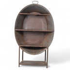 Étagère à livres en bois traditionnelle, étagère à livres vintage, élégance artisanale, salon, décoration à assortir - MOQ 1 conteneur uniquement - Product Image 4