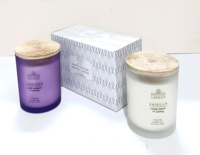 Velas Aromáticas Personalizadas en Vaso de Vidrio, Cera de Palma Natural Colorida, Etiqueta Privada, Ambientador, Decoración del Hogar, Boda, Año Nuevo