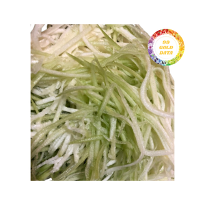 Filamentos de calabaza de cera congelada limpia y pelada a granel para uso profesional en la cocina - Product Image 1