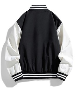 Veste universitaire en polyester 100% Sports d'équipe personnalisés et logo du nom du club veste universitaire letterman de baseball - Product Image 2