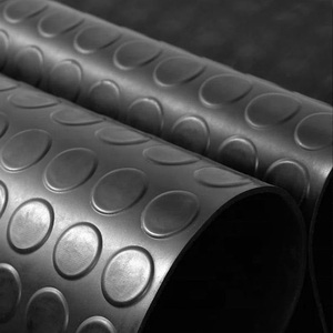 Pavimento in Gomma a Cerchi 1,20x10 Metri 3 mm. De Grosor Colore Nero. Uso Domestico - Product Image 2