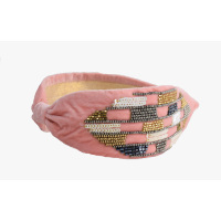 En gros Broderie Velours Beau Bandeau Filles Mode Bandeau Cheveux Accessoires Sur Mesure Commande Bas quantité minimale de commande