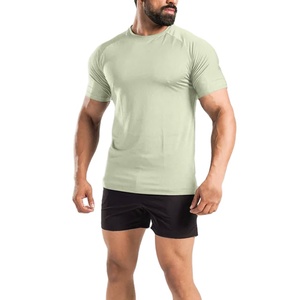 Camiseta Deportiva de Algodón 100% para Hombre, de Secado Rápido, Transpirable y Ecológica, Ajuste Musculoso, Venta al por Mayor - Product Image 3