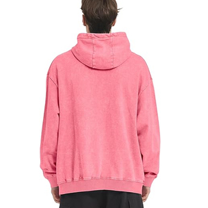 Sudadera con capucha de lavado ácido personalizada a la moda para hombres, ropa de calle Vintage de gran tamaño, suéter a granel, sudaderas con capucha, proveedor de fábrica de ropa - Product Image 4