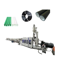 Ligne à haute pression d'extrusion de tube d'approvisionnement en eau de tuyau du HDPE PE PPR faisant la machine extrudeuse en plastique
