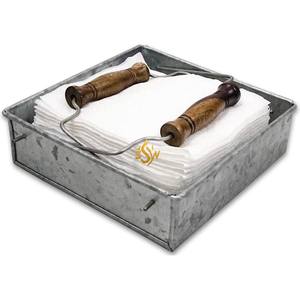 Conception attrayante Hanmdade porte-serviettes en étain galvanisé meilleure qualité forme et taille personnalisées porte-serviettes de table en métal - Product Image 4