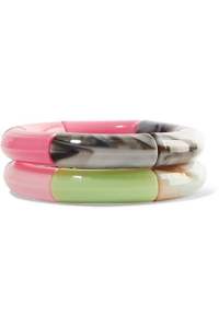 Pulsera de Cuentas Redondas de Resina Hecha a Mano, Joyería Colorida y Ligera - Product Image 4