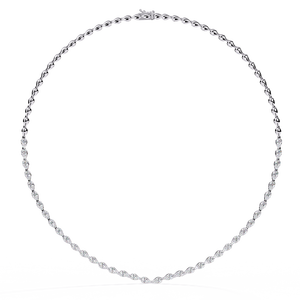 สร้อยคอทองคำ 18K ประดับเพชรเลี้ยงในห้องปฏิบัติการ เครื่องประดับสุดหรูสำหรับสุภาพสตรี - Product Image 5