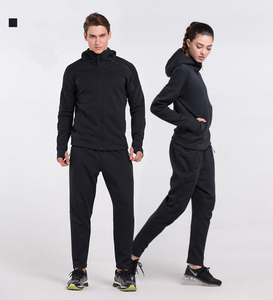 Survêtement avec logo personnalisé en usine Jogger pantalon de survêtement en éponge surdimensionné hiver streetwear ensemble sweat à capuche unisexe pour hommes survêtement d'hiver - Product Image 3