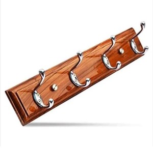 Gancho de pared de hierro forjado, herrero, ganchos de pared de Metal montados en la pared, gancho de pared de Metal forjado a mano negro hecho a mano - Product Image 3