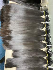 Cabello Remy intacto con cutícula virgen de Vietnam, encaje de trama de piel de la mejor calidad, paquete de cabello humano crudo sin procesar de vendedores de Temple - Product Image 2