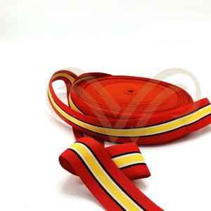 Hot Selling Colorful <b>Silk</b> Moire <b>Ribbon</b> Stocked Grosgrain <b>Ribbons</b> in Multiple Widths and Colors for Decoration & Awards - Product Image 2