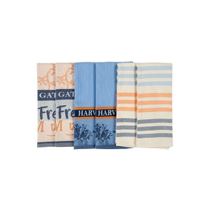 Conception personnalisée de qualité supérieure 100% pur coton lin nouveau Style Textiles de maison serviettes de cuisine - Product Image 4